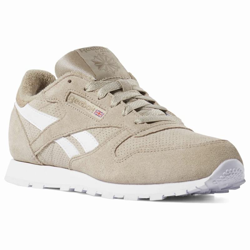 Tenisi Reebok Classic Leather Baieti Bej Romania UW1818OU